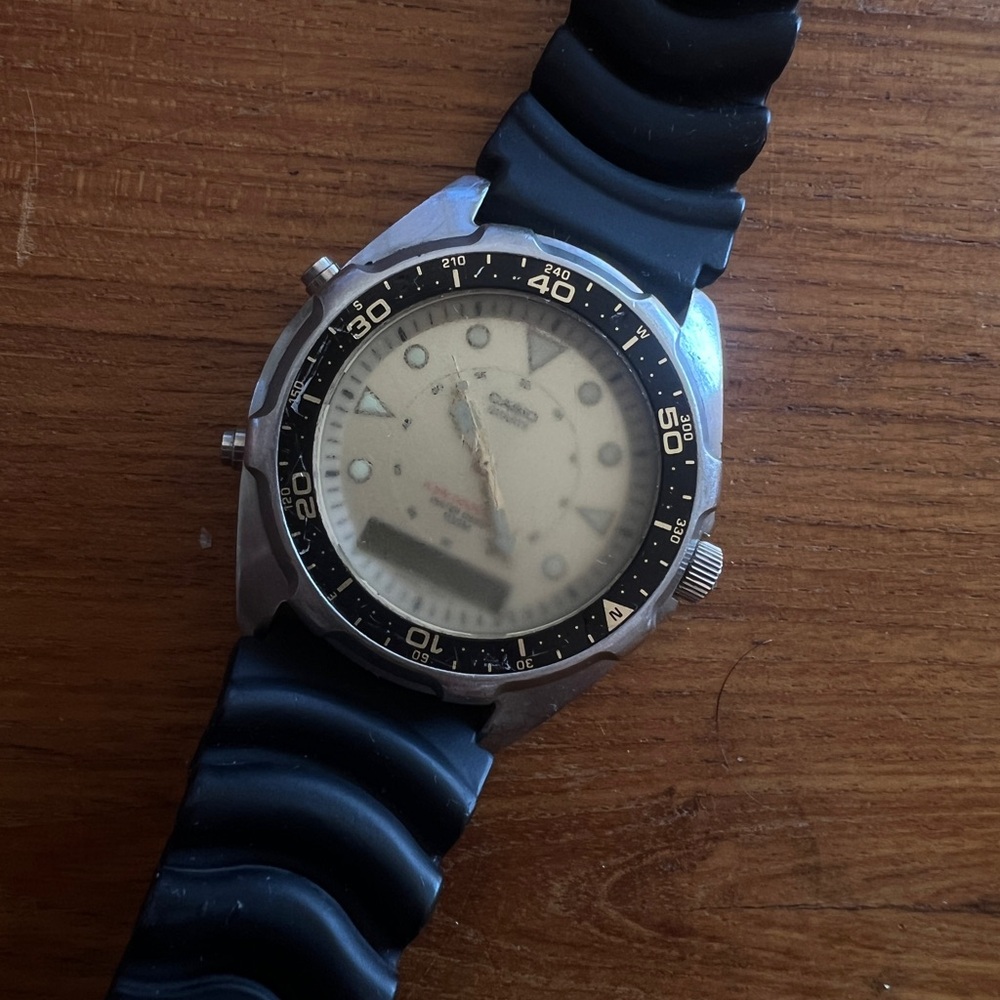 CASIO AMW-320D Vintage Analog+Digital Watch